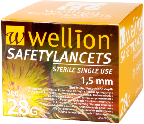 Wellion SafetyLancets 28G, A-Nr.: 4041094 - 01