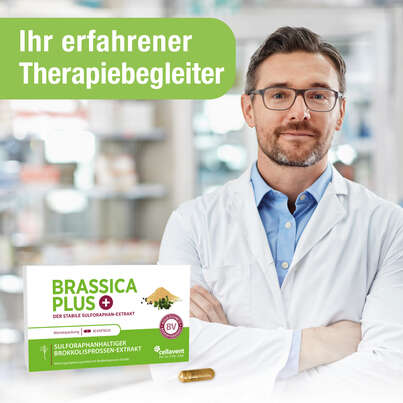 Sie sehen eine Packung Höchstkonzentrierter Brokkolisprossen-Extrakt Kapseln – 1 Brokkoli-Kopf pro Tagesdosis, Produktbild: 02 Höchstkonzentrierter Brokkolisprossen-Extrakt Kapseln – 1 Brokkoli-Kopf pro Tagesdosis, A-Nr.: 5895680 - 02