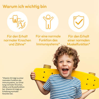 Vitamin D3+K2 Spray für Kinder I Vegan I 182 Sprühstöße für bis zu 6 Monate I 560 IE Vitamin D3 &amp; 23 µg Vitamin K2 pro Sprühstoß, A-Nr.: 5895740 - 02