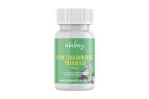 Sie sehen eine Packung Vitabay Vitamin B12 Methylcobalamin Depot 1000 mcg Lutschtabletten, Produktbild: 01 Vitabay Vitamin B12 Methylcobalamin Depot 1000 mcg Lutschtabletten, A-Nr.: 5878457 - 01