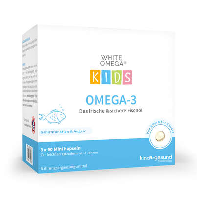 Omega-3 Kapseln für Kinder – 518 mg Fischöl mit DHA &amp; EPA – zuckerfrei, A-Nr.: 5614221 - 01