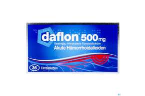 Daflon Filmtabl 500mg 36st, A-Nr.: 4473534 - 01