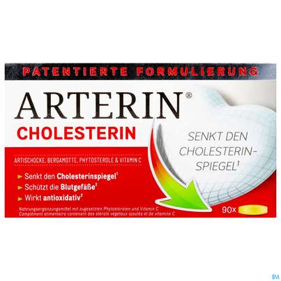 Arterin Tabl Cholesterin Bergamotte Pflanzliche Alternativ Lipidmanagm 90st, A-Nr.: 5182371 - 01