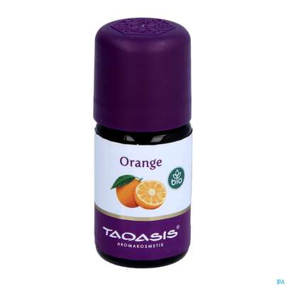 Sie sehen eine Packung Aetherische Oele Taoasis Bio Orange 5ml, Produktbild: 03 Aetherische Oele Taoasis Bio Orange 5ml, A-Nr.: 5384554 - 03