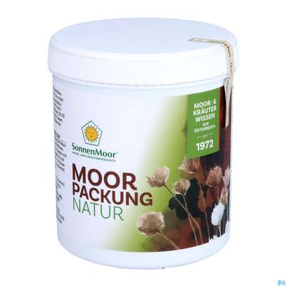 Sie sehen eine Packung Moorprodukte Sonnenmoor Moor-packung Natur 600g, Produktbild: 02 Moorprodukte Sonnenmoor Moor-packung Natur 600g, A-Nr.: 3395111 - 02