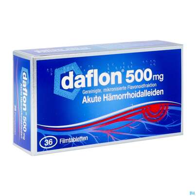 Daflon Filmtabl 500mg 36st, A-Nr.: 4473534 - 02