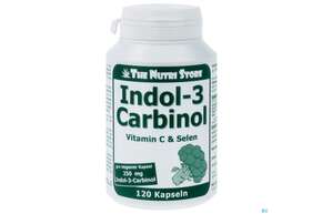 Sie sehen eine Packung Indol 3 Carbinol Kapseln 250mg Vegan 120st, Produktbild: 01 Indol 3 Carbinol Kapseln 250mg Vegan 120st, A-Nr.: 3298767 - 01