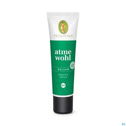 Sie sehen eine Packung Primavera Atmewohl Balsam Bio 30ml, Produktbild: 01 Primavera Atmewohl Balsam Bio 30ml, A-Nr.: 5479786 - 01