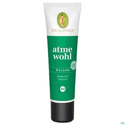 Sie sehen eine Packung Primavera Atmewohl Balsam Bio 30ml, Produktbild: 02 Primavera Atmewohl Balsam Bio 30ml, A-Nr.: 5479786 - 02