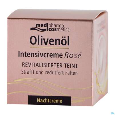 Sie sehen eine Packung Oliven Oel Dr.theiss Intensiv Creme Rose Nacht 50ml, Produktbild: 05 Oliven Oel Dr.theiss Intensiv Creme Rose Nacht 50ml, A-Nr.: 4834759 - 05