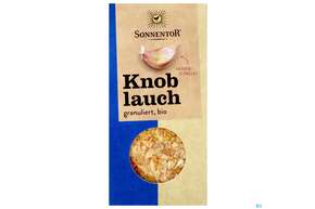 Sie sehen eine Packung Sonnentor Bio Knoblauch Granuliert 00325 40g, Produktbild: 01 Sonnentor Bio Knoblauch Granuliert 00325 40g, A-Nr.: 3740134 - 01