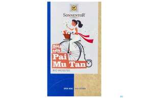 Sie sehen eine Packung Sonnentor Weisser Tee/bio Pai Mu Tan Beutel 02227 18st, Produktbild: 01 Sonnentor Weisser Tee/bio Pai Mu Tan Beutel 02227 18st, A-Nr.: 4307907 - 01