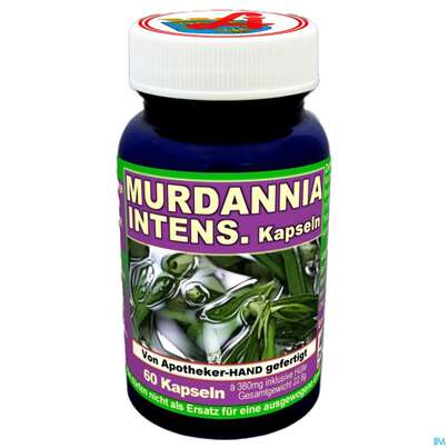 Murdannia Intense Kapseln Extrakt (10:1) 100mg +pulver 180mg 60st, A-Nr.: 4829008 - 01