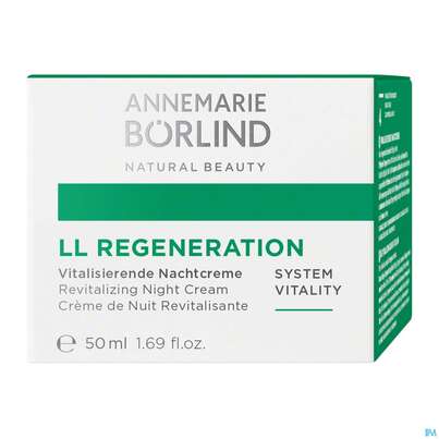 Sie sehen eine Packung Boerlind Ll Regeneration Nachtcreme 60 50ml, Produktbild: 02 Boerlind Ll Regeneration Nachtcreme 60 50ml, A-Nr.: 2299598 - 02