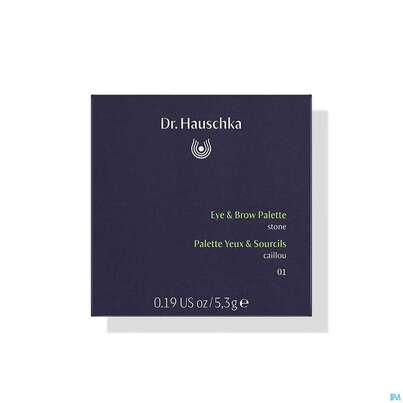 Sie sehen eine Packung Dr. Hauschka Eye & Brow Palette Stone 5,3g, Produktbild: 03 Dr. Hauschka Eye & Brow Palette Stone 5,3g, A-Nr.: 4592380 - 03