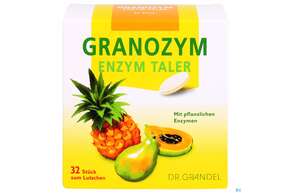 Sie sehen eine Packung Dr.grandel Granozym Enzym Taler Nr.1267 32st, Produktbild: 01 Dr.grandel Granozym Enzym Taler Nr.1267 32st, A-Nr.: 2751986 - 01