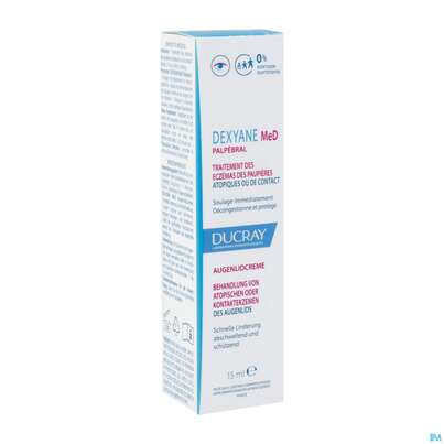 Sie sehen eine Packung Ducray Dexyane Med Creme Augenlid Neu 15ml, Produktbild: 04 Ducray Dexyane Med Creme Augenlid Neu 15ml, A-Nr.: 5659703 - 04