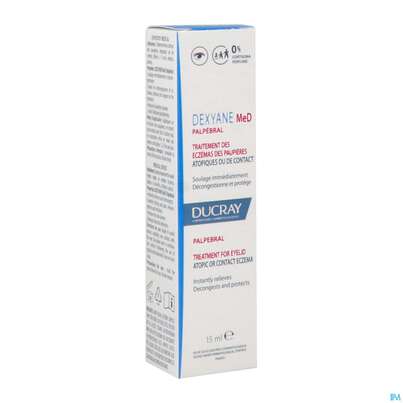 Sie sehen eine Packung Ducray Dexyane Med Creme Augenlid Neu 15ml, Produktbild: 06 Ducray Dexyane Med Creme Augenlid Neu 15ml, A-Nr.: 5659703 - 06