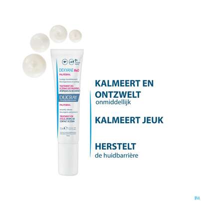 Sie sehen eine Packung Ducray Dexyane Med Creme Augenlid Neu 15ml, Produktbild: 14 Ducray Dexyane Med Creme Augenlid Neu 15ml, A-Nr.: 5659703 - 14