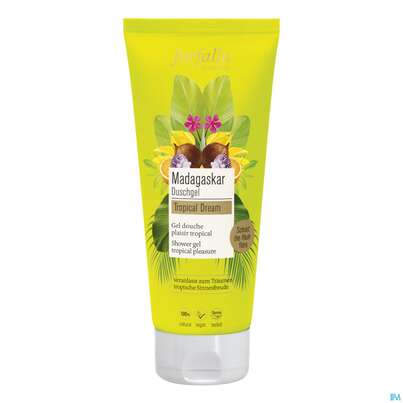Sie sehen eine Packung Farfalla Duschgel Madagaskar 200ml, Produktbild: 01 Farfalla Duschgel Madagaskar 200ml, A-Nr.: 5715838 - 01
