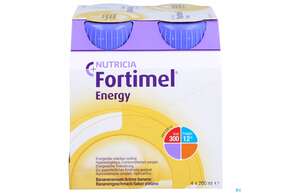 Sie sehen eine Packung Fortimel 1.5kcal 200ml Banane 4st, Produktbild: 01 Fortimel 1.5kcal 200ml Banane 4st, A-Nr.: 3237518 - 01