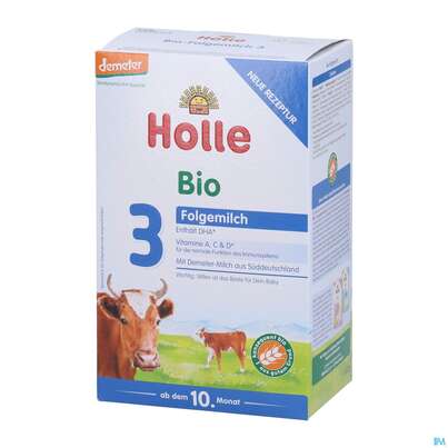 Sie sehen eine Packung Holle Demeter Bio Folgemilch Saeugling 3 600g, Produktbild: 02 Holle Demeter Bio Folgemilch Saeugling 3 600g, A-Nr.: 3566943 - 02