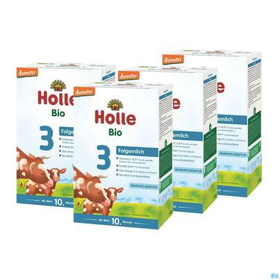 Sie sehen eine Packung Holle Demeter Bio Folgemilch Saeugling 3 600g, Produktbild: 04 Holle Demeter Bio Folgemilch Saeugling 3 600g, A-Nr.: 3566943 - 04