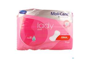 Inkontinenz Molicare Premium/lady Pad Tropfen 4 14st, A-Nr.: 4918640 - 01