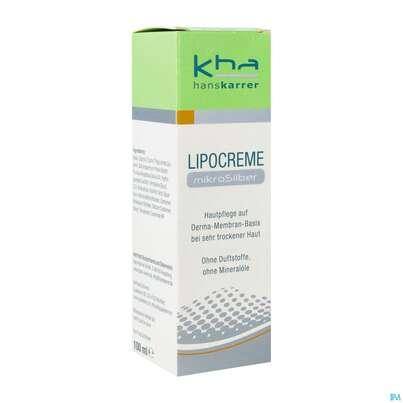Sie sehen eine Packung Karrer Mikrosilber Lipocreme 100ml, Produktbild: 02 Karrer Mikrosilber Lipocreme 100ml, A-Nr.: 3855587 - 02