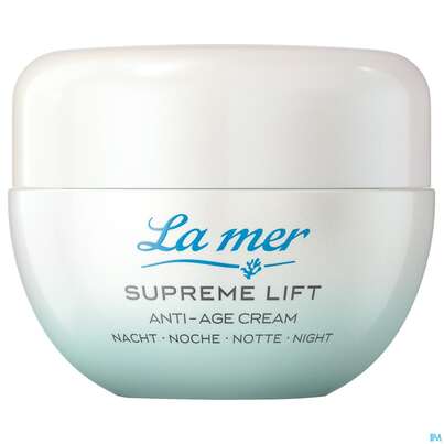 Sie sehen eine Packung La Mer Ohne Parfum Supreme/lift Sup.lift Cream Nacht 50ml, Produktbild: 02 La Mer Ohne Parfum Supreme/lift Sup.lift Cream Nacht 50ml, A-Nr.: 5827201 - 02