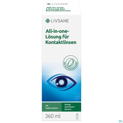 Kontaktlinsen-pflegemittel Livsane All-in-one-lösung 360ml, A-Nr.: 5706207 - 02