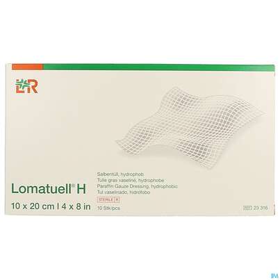 Salbenverband Lomatuell-h 10x 20cm 10st, A-Nr.: 1002900 - 01