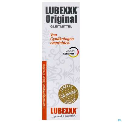 Sie sehen eine Packung Lubexxx Original Gleitgel Bodyglide 150ml, Produktbild: 01 Lubexxx Original Gleitgel Bodyglide 150ml, A-Nr.: 3741079 - 01