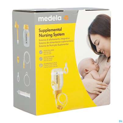Sie sehen eine Packung Medela Brusternaehrungs-set Neu 1st, Produktbild: 04 Medela Brusternaehrungs-set Neu 1st, A-Nr.: 5743929 - 04