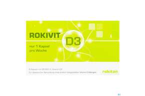 Vitamin D3 Kapseln 28000ie Rokivit D3 8st, A-Nr.: 4581198 - 01