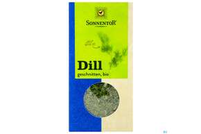 Sie sehen eine Packung Sonnentor Bio Dill Geschnitten 00326 15g, Produktbild: 01 Sonnentor Bio Dill Geschnitten 00326 15g, A-Nr.: 3739993 - 01