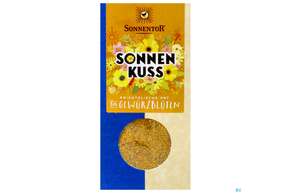 Sie sehen eine Packung Sonnentor Bio Sonnenkuss- Gewuerzblueten 00727 40g, Produktbild: 01 Sonnentor Bio Sonnenkuss- Gewuerzblueten 00727 40g, A-Nr.: 3701192 - 01
