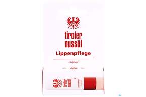 Sie sehen eine Packung Tiroler Nussoel Original Lippenpflege 4,8g, Produktbild: 01 Tiroler Nussoel Original Lippenpflege 4,8g, A-Nr.: 3171104 - 01
