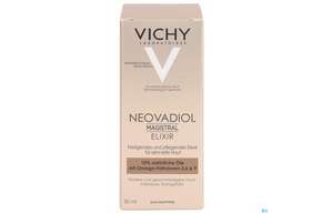 Sie sehen eine Packung Vichy Neovadiol Magistral/elixir Pflege-oel-konzentrat 30ml, Produktbild: 01 Vichy Neovadiol Magistral/elixir Pflege-oel-konzentrat 30ml, A-Nr.: 4933496 - 01