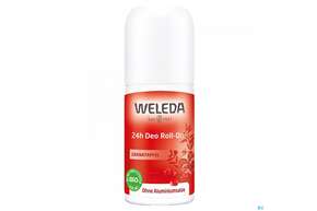 Sie sehen eine Packung Weleda Granatapfel 24h Deo Roll-on 50ml, Produktbild: 01 Weleda Granatapfel 24h Deo Roll-on 50ml, A-Nr.: 4545966 - 01