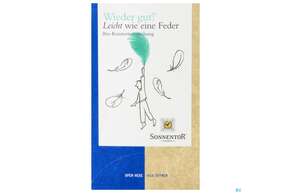 Sie sehen eine Packung Sonnentor Tee/bio/wieder Gut Leicht Wie Eine Feder 02709 18st, Produktbild: 01 Sonnentor Tee/bio/wieder Gut Leicht Wie Eine Feder 02709 18st, A-Nr.: 4039424 - 01