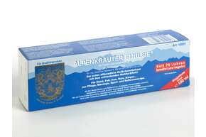 Sie sehen eine Packung Alpenkräuter Emulsie, 200 g, Produktbild: 01 Alpenkräuter Emulsie, 200 g, A-Nr.: 2028020 - 01