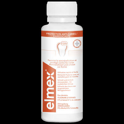 elmex® Kariesschutz Zahnspülung 100ml, A-Nr.: 3731856 - 01