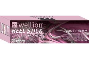 Wellion HEEL-STICK SAFETYLANCETS 0,85mm x 1,75mm, A-Nr.: 5431650 - 01