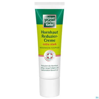 Sie sehen eine Packung Allgaeuer Latschenkiefer Hornhaut Reduzier-creme Extra Stark Neu 30ml, Produktbild: 07 Allgaeuer Latschenkiefer Hornhaut Reduzier-creme Extra Stark Neu 30ml, A-Nr.: 4834848 - 07