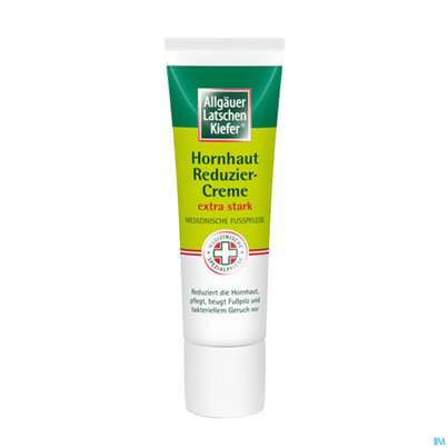 Sie sehen eine Packung Allgaeuer Latschenkiefer Hornhaut Reduzier-creme Extra Stark Neu 30ml, Produktbild: 06 Allgaeuer Latschenkiefer Hornhaut Reduzier-creme Extra Stark Neu 30ml, A-Nr.: 4834848 - 06