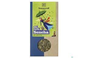 Sie sehen eine Packung Sonnentor Tee/bio Sencha Gruentee Lose 00635 70g, Produktbild: 01 Sonnentor Tee/bio Sencha Gruentee Lose 00635 70g, A-Nr.: 5056206 - 01