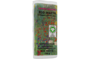 Bio Watte zickzack 100% Baumwolle Dønna Ørganic 100gr, A-Nr.: 5869228 - 01