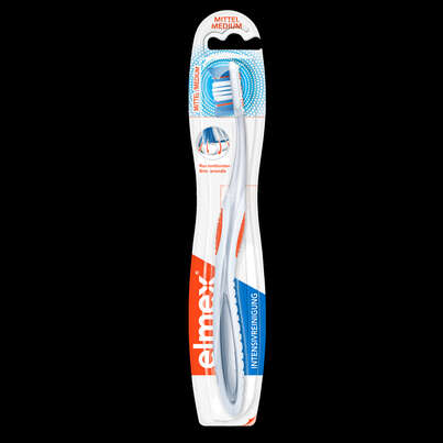 elmex® Intensivreinigung Zahnbürste, mittel, A-Nr.: 3871008 - 01