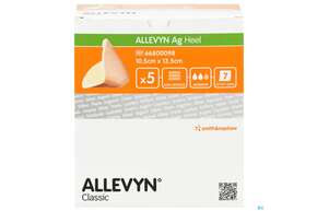 Wundauflagen Allevyn Ag Heel 10,5x 13,5cm 5st, A-Nr.: 3282097 - 01